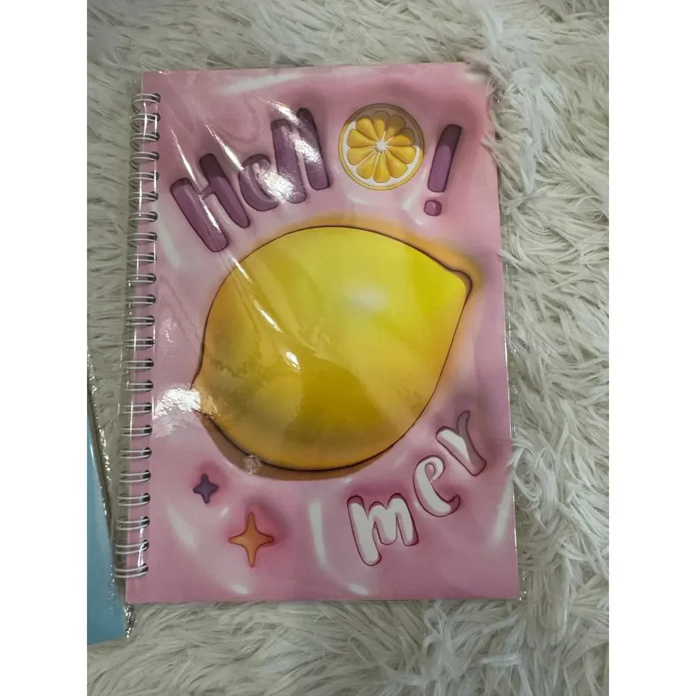 Hello summer and hello me! Watermelon and lemon spiral notebooks